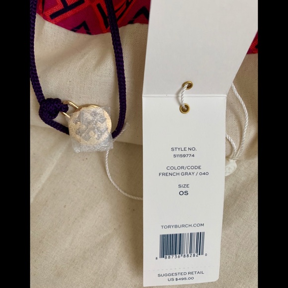 Tory Burch Marion Tote | French Gray | Size: OS - Picture 6 of 6